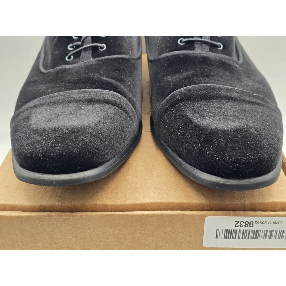 Steve Madden Men's Braham Velvet Oxford Loafer -‎ Black - Size 13M - Excellent